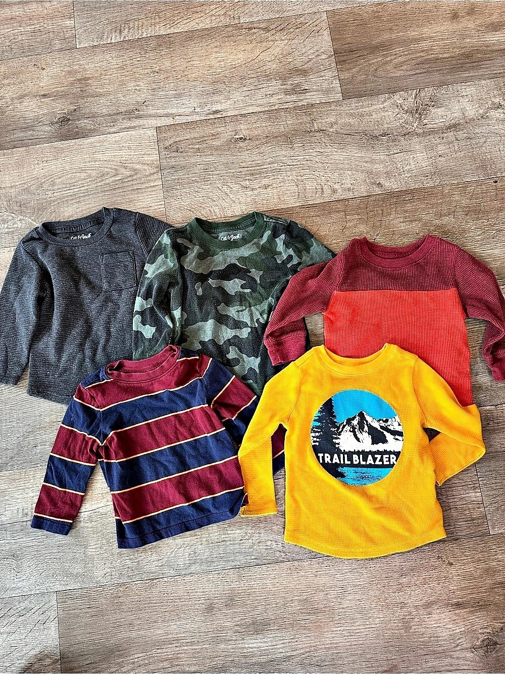 12-24 month Cat & Jack Kids Long Sleeve Tops 5-Piece Set